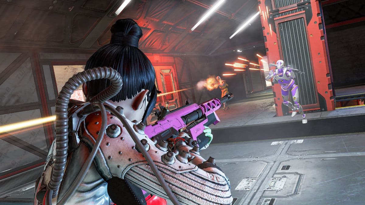 wraith in the new apex legends season 17 firing range