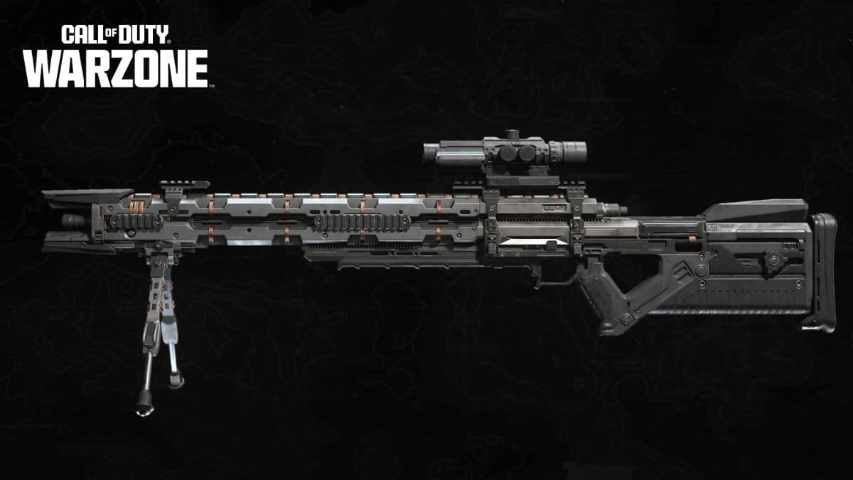 MORS Sniper Rifle with Warzone logo