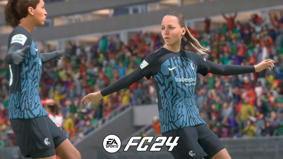 Lisa Kolb celebrating in EA FC 24