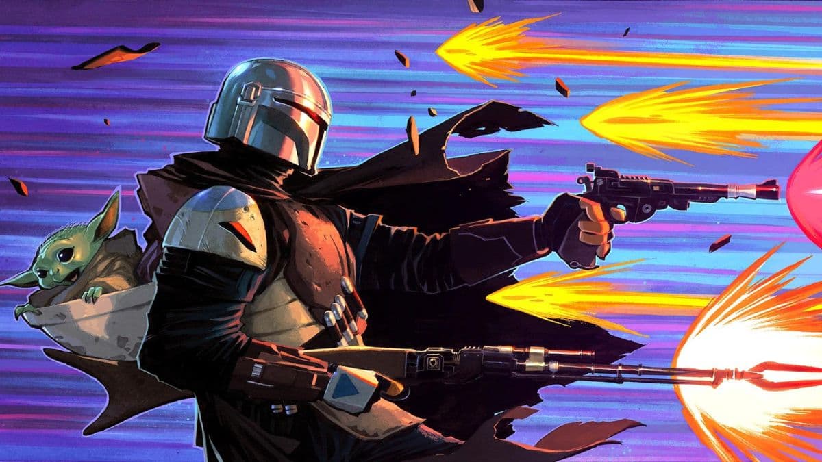 Mandalorian loading screen in Fortnite