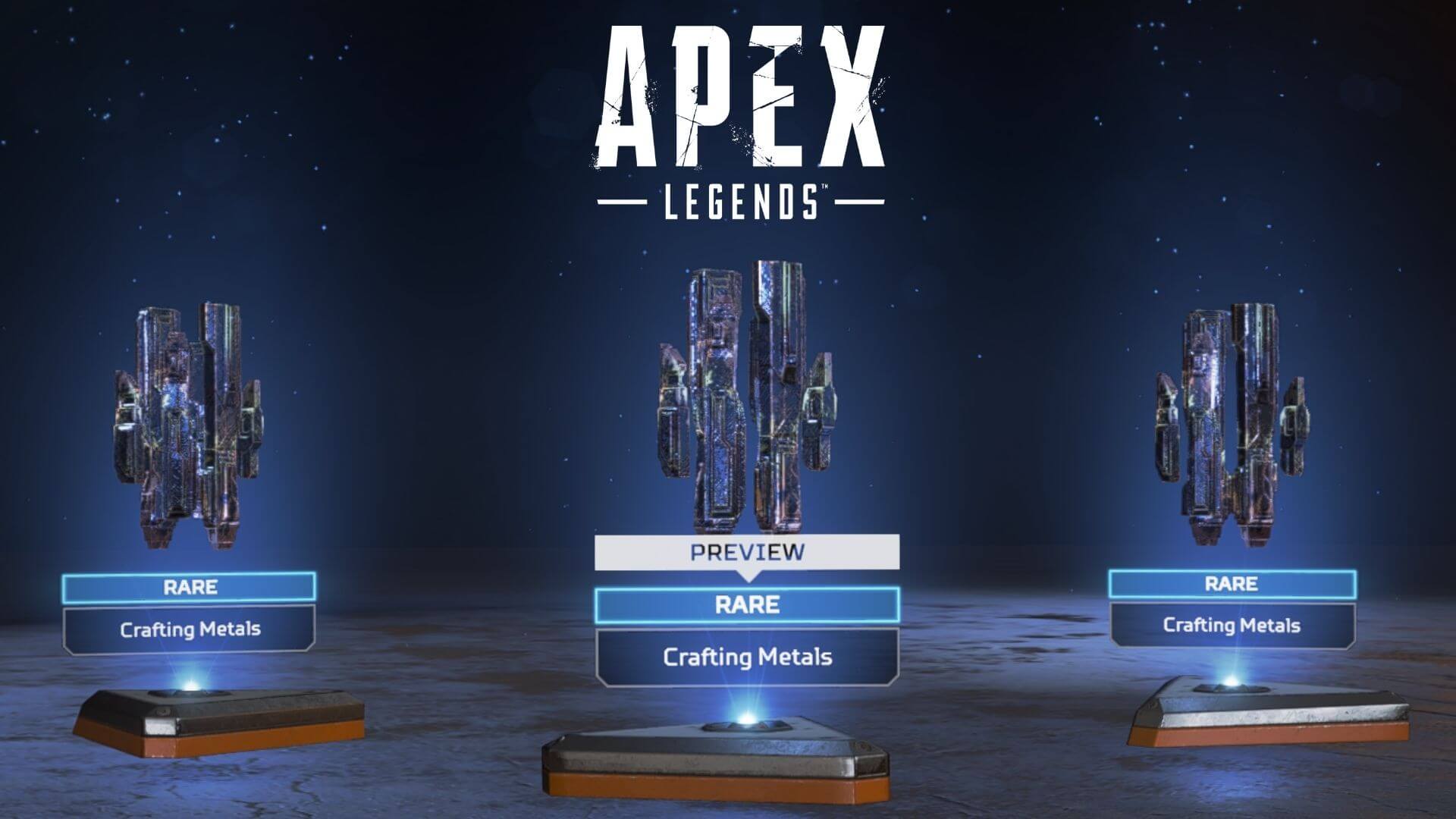 apex legends crafting metal