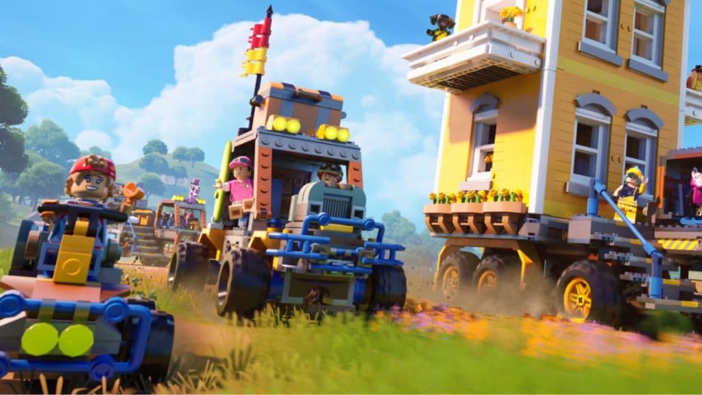 lego fortnite vehicle update key art