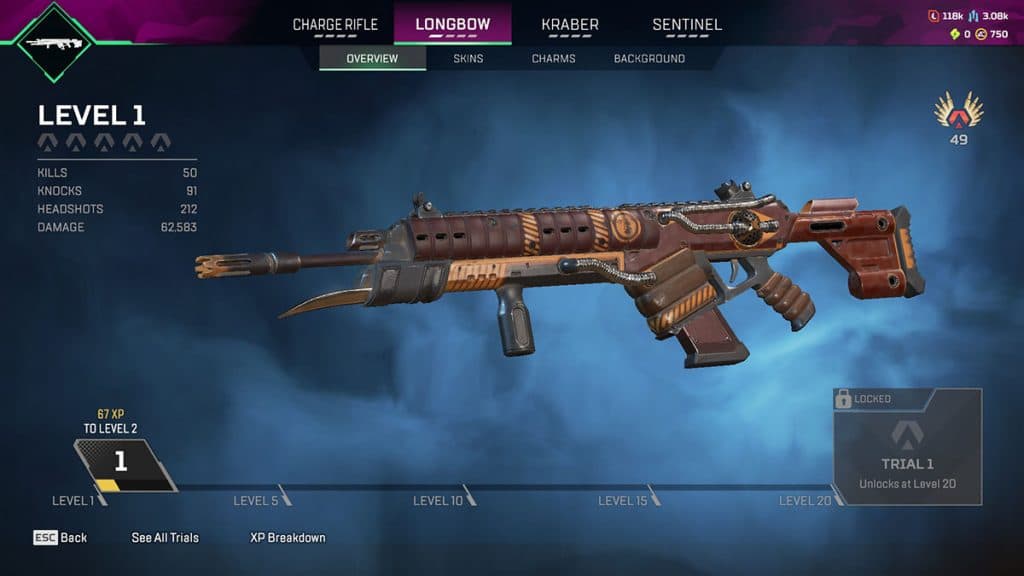 Longbow DMR in Apex Legends