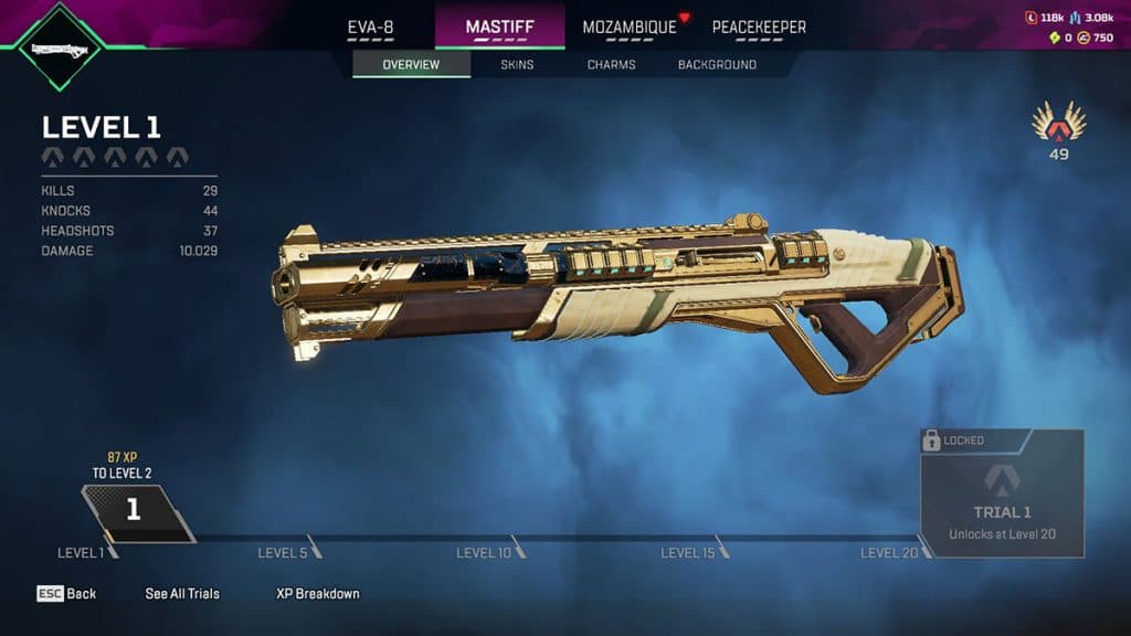 Mastiff in Apex Legends