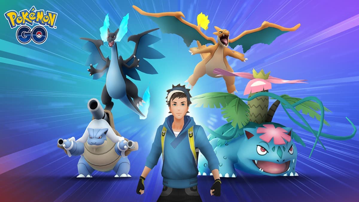 mega evolutions of charizard, blastoise and venusaur in pokemon go