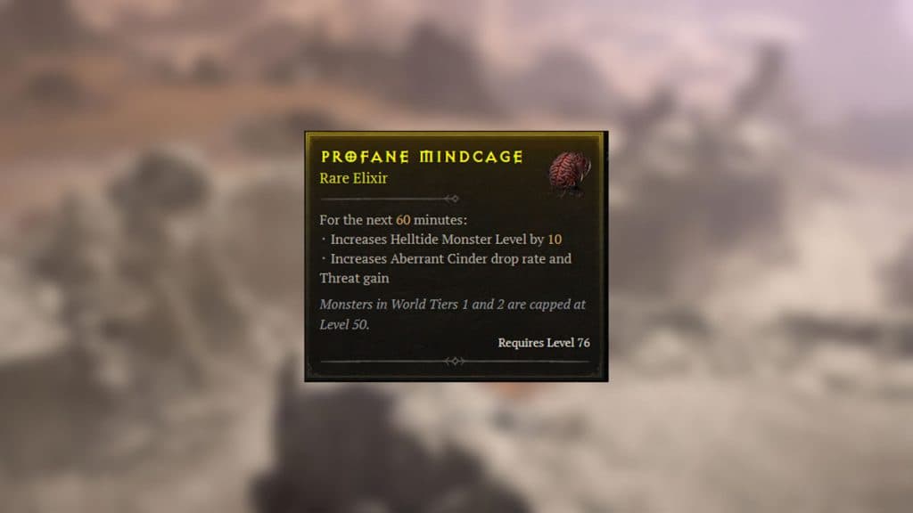 Profane Mindcage Elixir