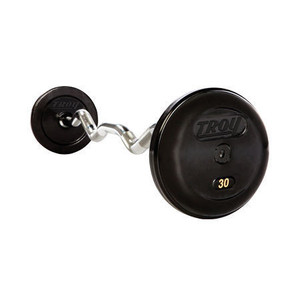 Troy Pro-Style Rubber-Coated Fixed Barbells