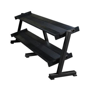 York Barbell (#69128) 2-Tier Shelf Dumbbell Rack