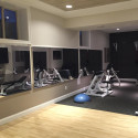 Non-Glass Mirrors in Exercise Room