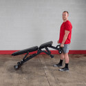 Body-Solid Workout Bench w/ Wheels