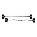 York (20-110 lb) Rubber-Coated Fixed Barbell Set