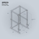 Body-Solid (#GPR378) Power Rack Dimensions