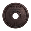 Troy 10 lb Black Cast Iron Weight Plate