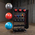 Body-Solid Fitness Equipment Rack w/ Wheels