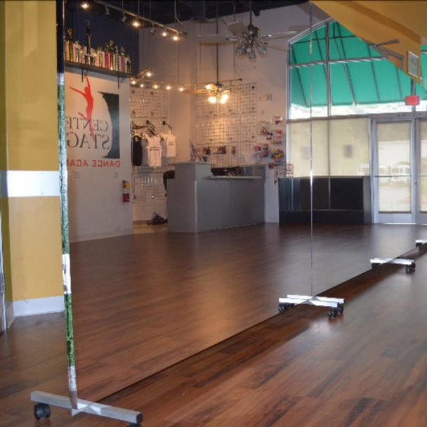 Glassless Rolling Dance Studio Mirrors