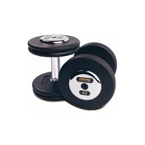 Troy (#PFD) Black Cast Iron Pro-Style Dumbbells