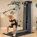 Body-Solid Chest & Lat Machine Shoulder Press Exercise