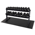 Body-Solid Twin Tier Dumbbell Rack w/ Optional Weights