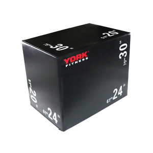 York Barbell (#49001) Soft 3-In-1 Plyo Box