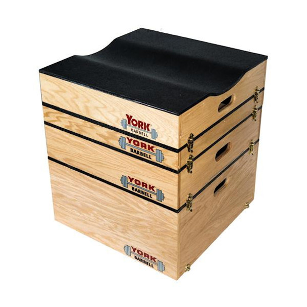 York Barbell Stackable Wooden Plyo Boxes