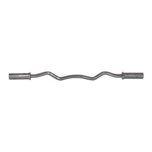 York Barbell (#32042) Chrome Olympic EZ Curl Bar