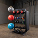 Body-Solid Mobile Gym Accessory Rack