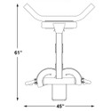 Inflight Fitness Chest Fly Machine Dimensions