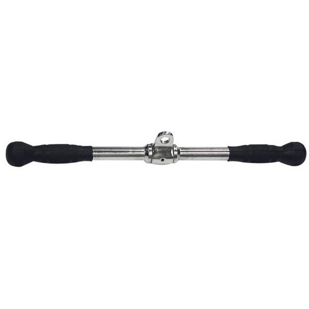 Body-Solid Straight Bar Attachment w/ Rubber Grips