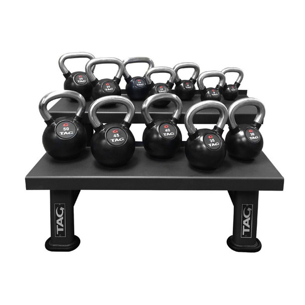 TAG Fitness (#RCK-KBR2) 2-Tier Kettlebell Rack