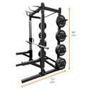 TAG Fitness Half Rack Dimensions