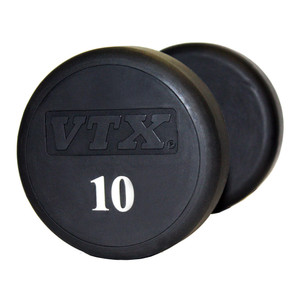 Troy VTX (#XD-U) Round Urethane-Coated Dumbbells