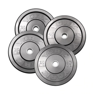 York Barbell Solid Rubber Training Bumper Plates