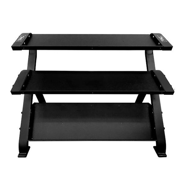 TAG Fitness (#RCK-HDR-B) 3-Tier Shelf Dumbbell Rack