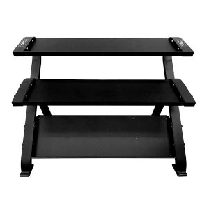 TAG Fitness (#RCK-HDR-B) 3-Tier Shelf Dumbbell Rack