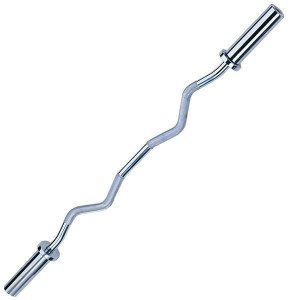 Body-Solid (#OB47C) Chrome Olympic Curl Bar