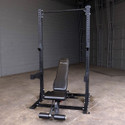 Body-Solid Half Workout Rack w/ Optional Weight Lifting Bench