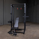 Body-Solid Half Weight Lifting Cage with Optional Equipment