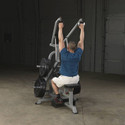 Body-Solid Plate-Loaded Lat Machine