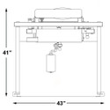 Inflight Fitness Rotary Hip Machine Dimensions