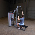 Body-Solid Lat Machine/Seated Row Combo