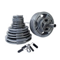 Body-Solid Cast Iron Weight Set with Bar