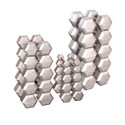 Body-Solid Iron Hex Dumbbell Set