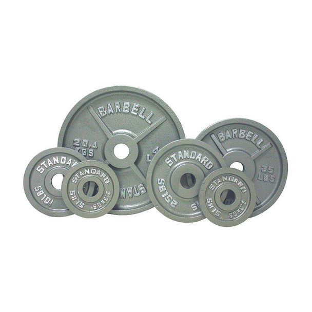 Troy USA Sports (#O) Gray Cast Iron Olympic Plates