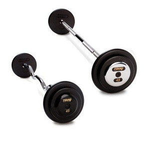 Troy Black Cast Iron Pro-Style Fixed Barbells