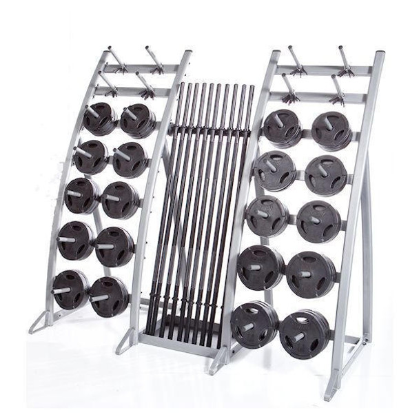 Troy Barbell (20-Pack) Cardio Pump Set w/ Rack