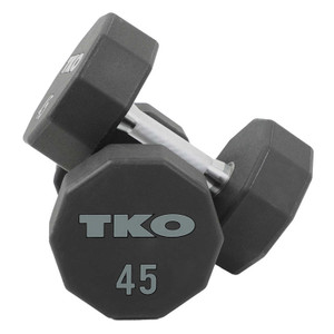 TKO (10-Sided) Urethane-Coated Dumbbells