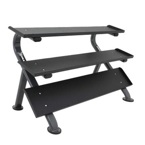 TKO (#890HDR-B) 3-Tier Shelf Dumbbell Rack