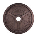 Troy 35 lb Black Cast Iron Olympic Plate