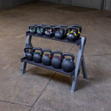 Body-Solid Dumbbell & Kettlebell Rack Combo