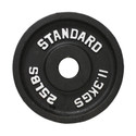 Troy USA Sports 25 lb Black Weight Plate